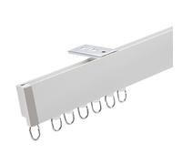 Système de tringle à rideaux réglable de 85 cm - Fixation plafond/mur polyvalente pour rideaux occultants, séparateurs de pièce, salon, baie vitrée, douche - Solution élégante avec tringle b