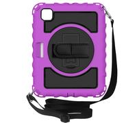 Système de triple protection, technologie Air Cushion - Coque en silicone de qualité militaire pour iPad Pro 11 (2018/2021) avec dragonne ajustable