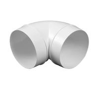 Système de tubes ronds en PVC 150 mm coudé à 90°