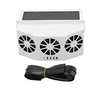 Système de Ventilation de Refroidisseur de Voiture à énergie Solaire avec 3 Ventilateurs, Refroidisseur d'air D'échappement Automatique, Garde la Voiture au Frais pour Les Types