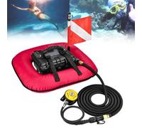 Système de ventilation pour plongée sous-marine, bouteille de plongée, autonomie 60-70 min, narguilé Air Buddy Système respiratoire sous-marin 52 L/min, dispositif respiratoire portable Red-1Battery