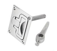 Système de verrouillage de plancher marin, poignée de loquet encastrée en acier inoxydable pour terrasses, portes et applications marines