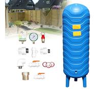 SystèMe De Vessie à Eau sous Pression, Kit De Vessie à Pression d'eau avec Soupape De LibéRation d'air, RéServoirs De Puits Temporaires De Petite Capacité PE, Conteneurs 120L