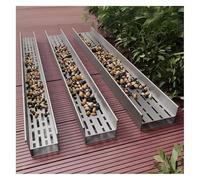 Système de vidange de tranchée en acier inoxydable 304, kit de vidange robuste pour siphon de sol de rechange à la maison, design durable, idéal pour une utilisation en extérieur et en intérieur