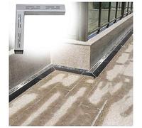 Système de vidange de tranchée en acier inoxydable avec connecteurs coudés à 90 degrés pour une installation efficace des égouts et des canaux de drainage