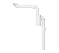 Système de vidange flexible - Siphons d'évier réglables, tube anti-refoulement, extension résistante aux odeurs avec design à débit fluide, installation sans outil | Utilisation de drainage de l'eau