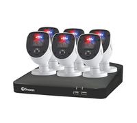 Système de vidéosurveillance 1080p à 8 canaux 1To Swann SWDVK-846806SL-EU avec 6 caméras d'intérieur et d'extérieur