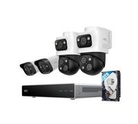 eufy Système de sécurité NVR PoE S4, 2 caméras Bullet PTZ et 2 Bullet