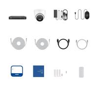 Système de vidéosurveillance, résolution 3K Ultra HD, microphone intégré, 4 caméras, 1T
