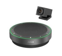 Système de visioconférence BYOD pour les réunions dans les petites salles | Installation rapide, fixation flexible, connexion 1 câble, vidéo IA grand angle et 4 micros beamforming pour des voix claires