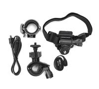 Système de vision arrière pour vélo - Installation facile - Vision nocturne HD - Caméra de recul universelle avec support de vélo - Grand angle