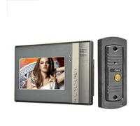 Système De Visiophone avec Moniteur, Interphone, Caméra À Vision Nocturne Infrarouge, Sonnette Filaire, Kits D'Interphone