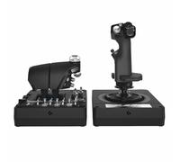 Logitech G X56 H.O.T.A.S Système 3M avec Commande des Gaz RVB et Joystick, 6 DOF, 4 Options de Ressort, +189 Commandes Programmables, RVB, 2x USB - Noir