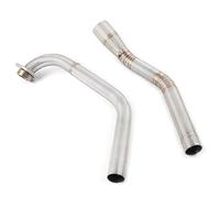 Système D'échappement Complet Avec Lien Central Sans Lacet Pour Y&amaha YZF R15 MT15 V1 V2 V3 R125 2008 - 2017 MT 125 Court(Style 1)