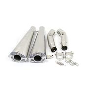 Système D'échappement Complet Gsxr1300 Double Et Demi Glissière sur Tuyaux Gauche Droit Modifiés pour Suzuki Hayabusa 2006-2020