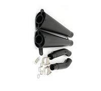 Système D'échappement Complet Gsxr1300 pour Suzuki Hayabusa 2006-2020 Double Et Demi Glissière sur Tuyaux Gauche Droit Modifiés