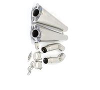 Système D'échappement Complet Gsxr1300 pour Suzuki Hayabusa 2006-2020 Double Et Demi Glissière sur Tuyaux Gauche Droit Modifiés