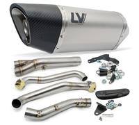 Leovince Lv-14 R Titanium Suzuki Gsx-8r 800 Abs 24-25/gsx-8s 800 Abs 24-25 Not Homologated Full Line System Argenté Not Homologated