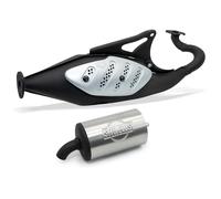 Système d'échappement complet LeoVince SITO PLUS, en acier pour Aprilia SR 50/Netscaper/SR Stealth Racing Rally/WWW