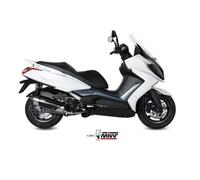 Système d'échappement complet MIVV Urban avec catalyseur approuvé en acier inoxydable pour KYMCO Downtown 350