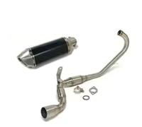 Système D'échappement Complet Motos Pour CB190TR Pour CB190R 51 Mm | Tuyau de raccordement avant avec silencieux (2019-2020)(B)