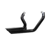 Système d'échappement complet Silencieux court décalé pour Sportster 883 pour Iron 1200 pour Nightster pour Roadster 48 72 2004-2022 silencieux moto(Black 2014-2022)