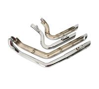 Système d'échappement complet Silencieux court décalé pour Sportster 883 pour Iron 1200 pour Nightster pour Roadster 48 72 2004-2022 silencieux moto(Chrome 2014-2022)
