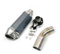 Système D'échappement De Moto 51 Mm Tuyau D'échappement Modifié Pour Benelli Pour Leoncino 500 Tuyau De Liaison Intermédiaire En Acier Inoxydable(Style 2)