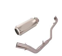 Système D'échappement De Moto À Enfiler 51 Mm Embout Silencieux Tuyau Liaison Connexion pour CF-Moto NK250 NK250SR