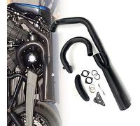 Système D'échappement De Moto Noir pour Harley Davidson Night Rod V-Rod Muscle Luther 2003 2004-2021 2 en 1 Accessoires Silencieux