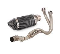 Système D'échappement De Moto Tuyau Liaison Avant Slip on 51 Mm Silencieux Échappement pour Kawasaki pour Ninja650 Z650 2017 2018 2019 2020 2021 2022 2023