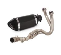 Système D'échappement De Moto Tuyau Liaison Avant Slip on 51 Mm Silencieux Échappement pour Kawasaki pour Ninja650 Z650 2017 2018 2019 2020 2021 2022 2023