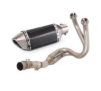 Système D'échappement De Moto Tuyau Liaison Avant Slip on 51 Mm Silencieux Échappement pour Kawasaki pour Ninja650 Z650 2017 2018 2019 2020 2021 2022 2023