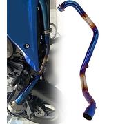 Système D'échappement De Moto Tuyau Liaison Intermédiaire Avant en Acier Inoxydable Modifié pour Suzuki SF250 Gixxer250 sans Lacet
