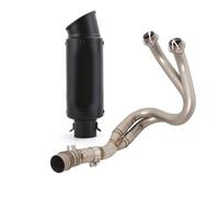 Système D'échappement De Moto Tuyau Slip on 51mm Silencieux Échappement Acier Inoxydable pour Kawasaki pour Ninja650 Z650 2017 2018 2019 2020 2021 2022 2023