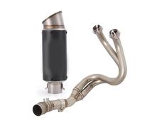 Système D'échappement De Moto Tuyau Slip on 51mm Silencieux Échappement Acier Inoxydable pour Kawasaki pour Ninja650 Z650 2017 2018 2019 2020 2021 2022 2023