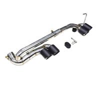 Système D'échappement En Acier Inoxydable Pour BMW E90 E92 E93 320i 318i Pour M3 Pare-chocs Silencieux Tuyau D'échappement Embouts D'éChappement(Noir)