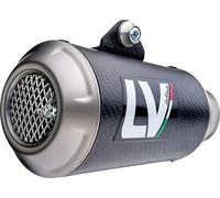 Système d'échappement LeoVince système complet LV-10 RACING HIGH MOUNT carbone, bouchon inox pour Honda MSX 125 / Grom année 2022