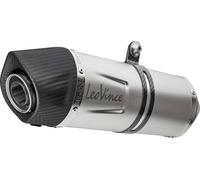 Système d'échappement LeoVince système complet SBK LV ONE EVO, acier inoxydable, capuchon en carbone, 1/1, avec homologation pour Honda CB 125 R année 2021-2022