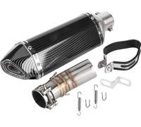 Système d'échappement Midpipe en fibre de carbone style Slipon Muffler avec DB Killer Fit pour Kawasaki Ninja 400 Z400 20182020