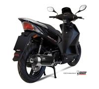 Système d'échappement MIVV Urban complet en acier inoxydable pour KYMCO Agility 200 R16+
