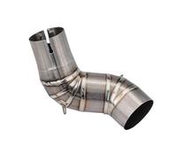 Système D'échappement Moto Pour Ninja Pour Z900 2017-2026 Adaptateur D'alliage D'échappement De Moto Tuyau Lien Moyen 60mm Ligne Course(Type A)