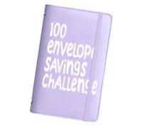 Système d'économie avec enveloppes, planificateur budgétaire pour la gestion des dépenses, enveloppes de classeur de 100 jours pour économiser 5050 euros pour le du budget pour femmes, hommes