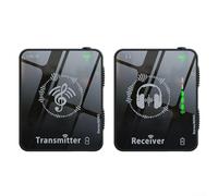 Système d'écouteur sans fil, distance de transmission efficace de 30 mètres, équipement de conversation pour studio, répétition de bande (1 lot)