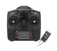 Système d'émetteur et récepteur télécommandés Universal 2.4G 8CH Compatible avec l'hélicoptère à voilure Fixe RC et la compatibilité(Left Hand)