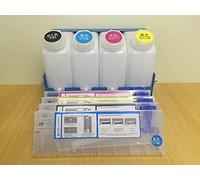 Système d'encre continu pour Roland/pour mimaki/pour mutoh Imprimante Grand Format Système d'encre en Vrac (4 réservoirs + 4 Cartouches)