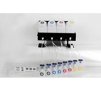 Système d'encre en Vrac Duplo 4 Couleurs pour imprimante Grand Format Roland ra640 vs640 vs540 vs420 vs300 (4 réservoirs + 8 Cartouches)