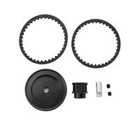 Système d'engrenages de Transmission par courroie 12T 30T, remplacement pour Traxxas 1/10 RC voiture sur chenilles, mise à niveau, pièces de bricolage noires