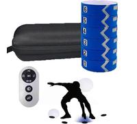 Système D'entraînement à La Réaction 6 Lumières, Lumières D'entraînement à La Réaction avec Télécommande, 4 Modes Et 4 Couleurs De Lumière, Vision à 270°, Systèmes De Capteurs, Kit D'entraînement Aux