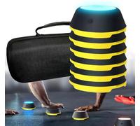 Système d'Entraînement aux Réflexes avec Lumières Bluetooth et App - Développe Vitesse, Agilité et Cognition pour Basketball, Football, Boxe, Soccer, Tennis et Fitness,6Lights